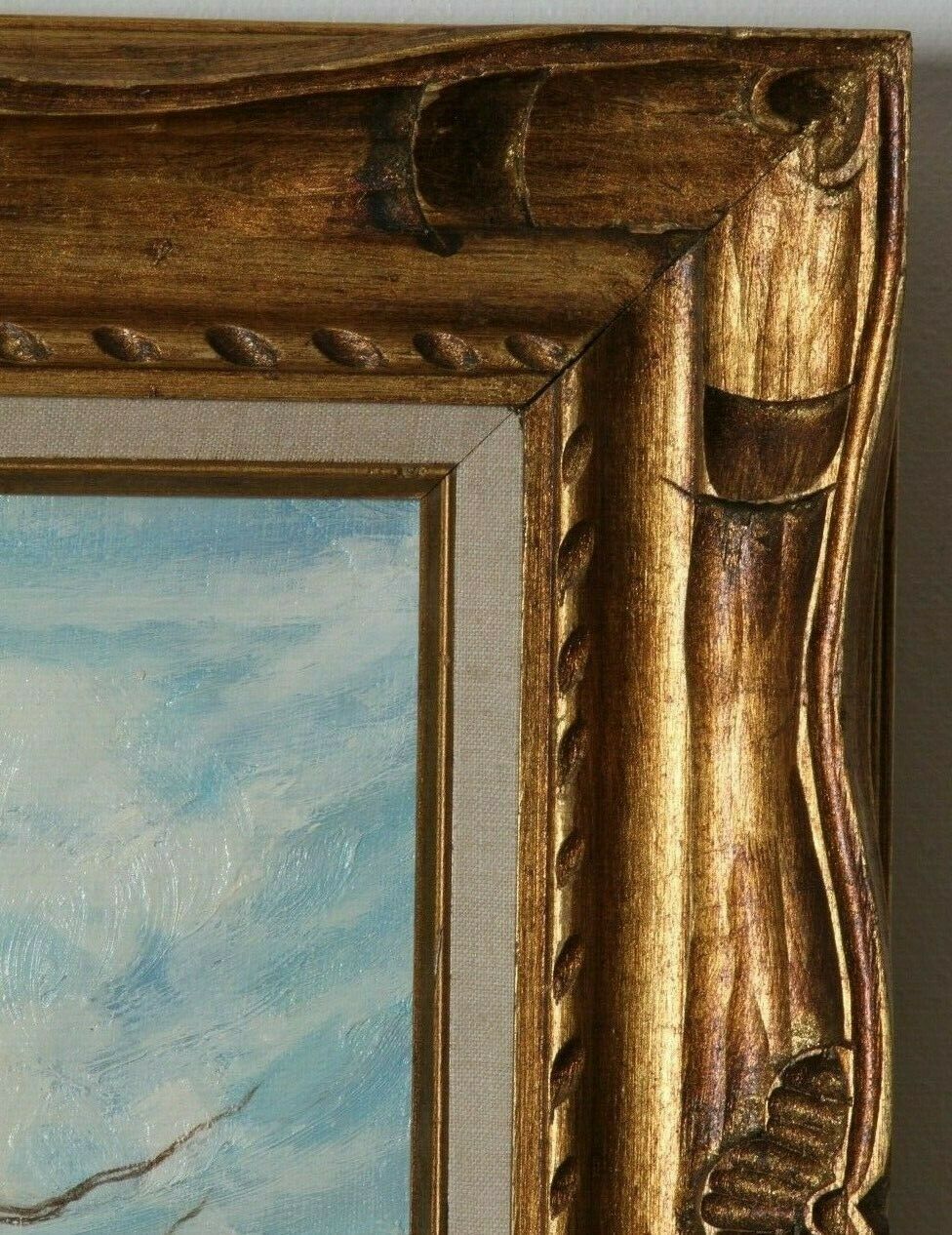 Untitled (Native American Child) By Anthony Sidoni Signed Oil on Canvas 12"x16"