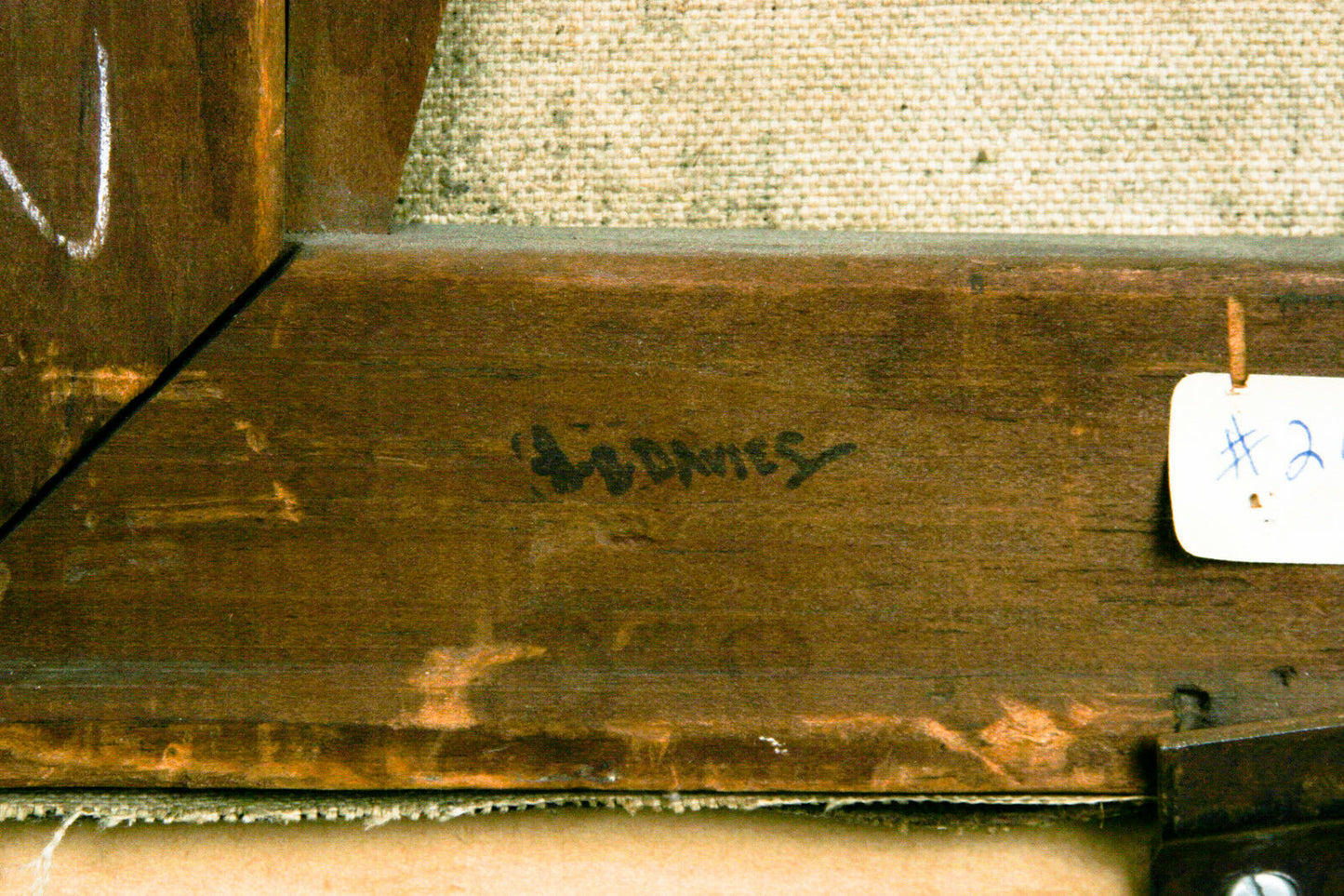 "Brothers" by Arthur Bowen Davies Oil on Canvas Framed 12" x 10"