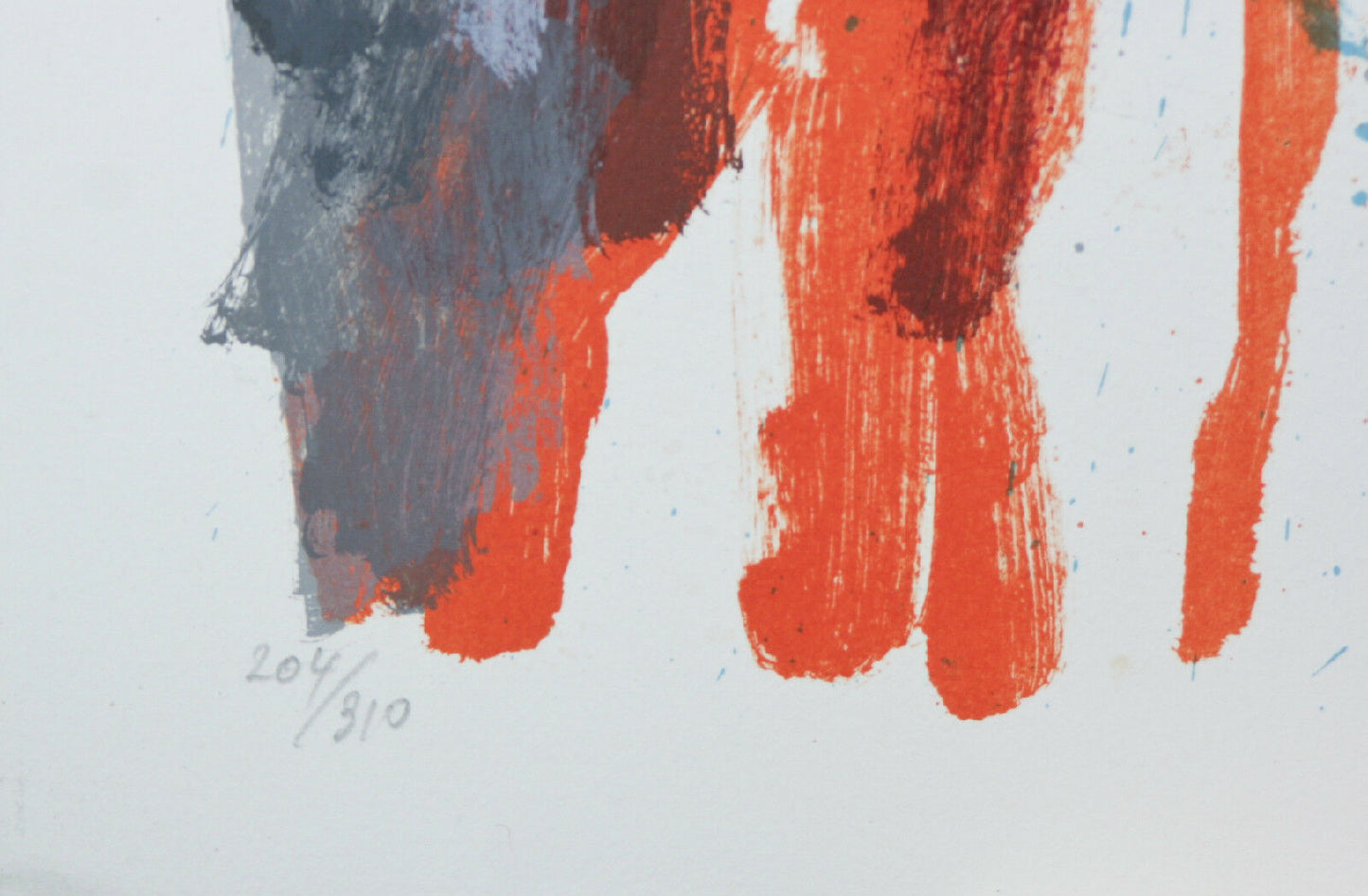 "Musician" By Theo Tobiasse Signed Limited Edition #204/310 Lithograph w/ COA