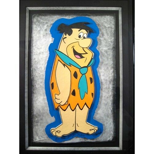 FRED FLINTSTONE BY BILL HANNA, JOE BARBERA, & NEIL LOEB PAPER CAST LE OF 150