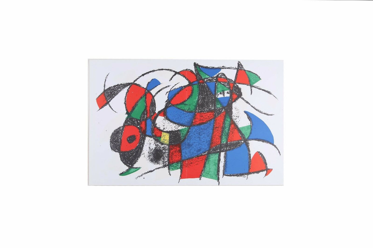 Lithograph from Book 2, No. iIII by Joan Miró i Ferrà 13 x 20 Includes CoA