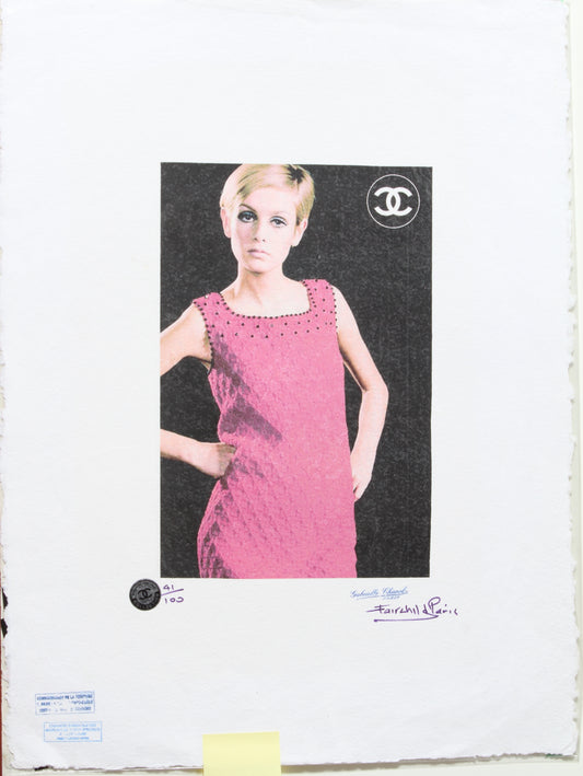 Chanel Twiggy Print By Fairchild Paris LE 41/100