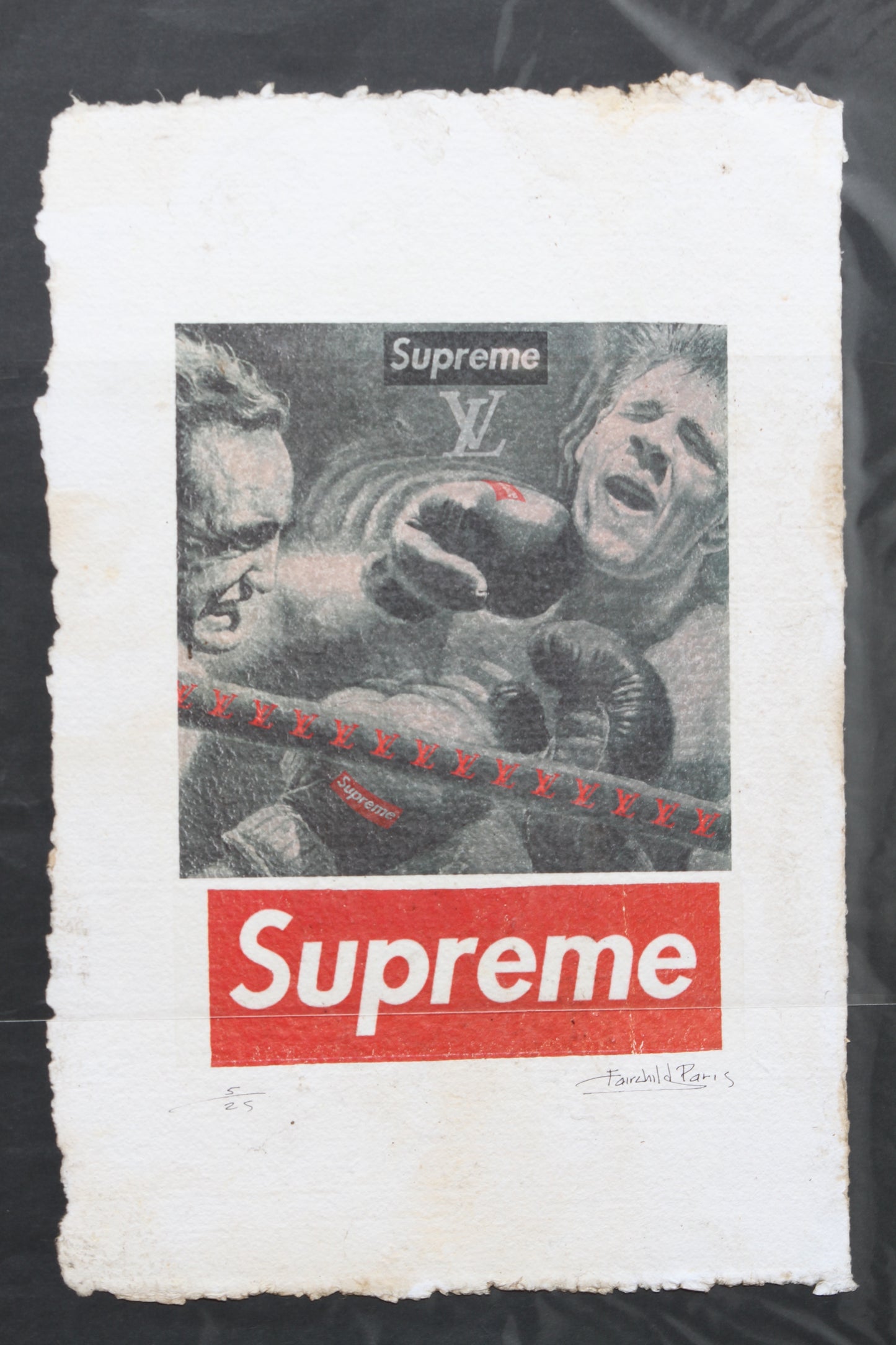 Supreme LV Boxing Print By Fairchild Paris LE 5/25