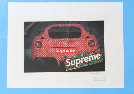 Supreme Ferrari Print By Fairchild Paris AP