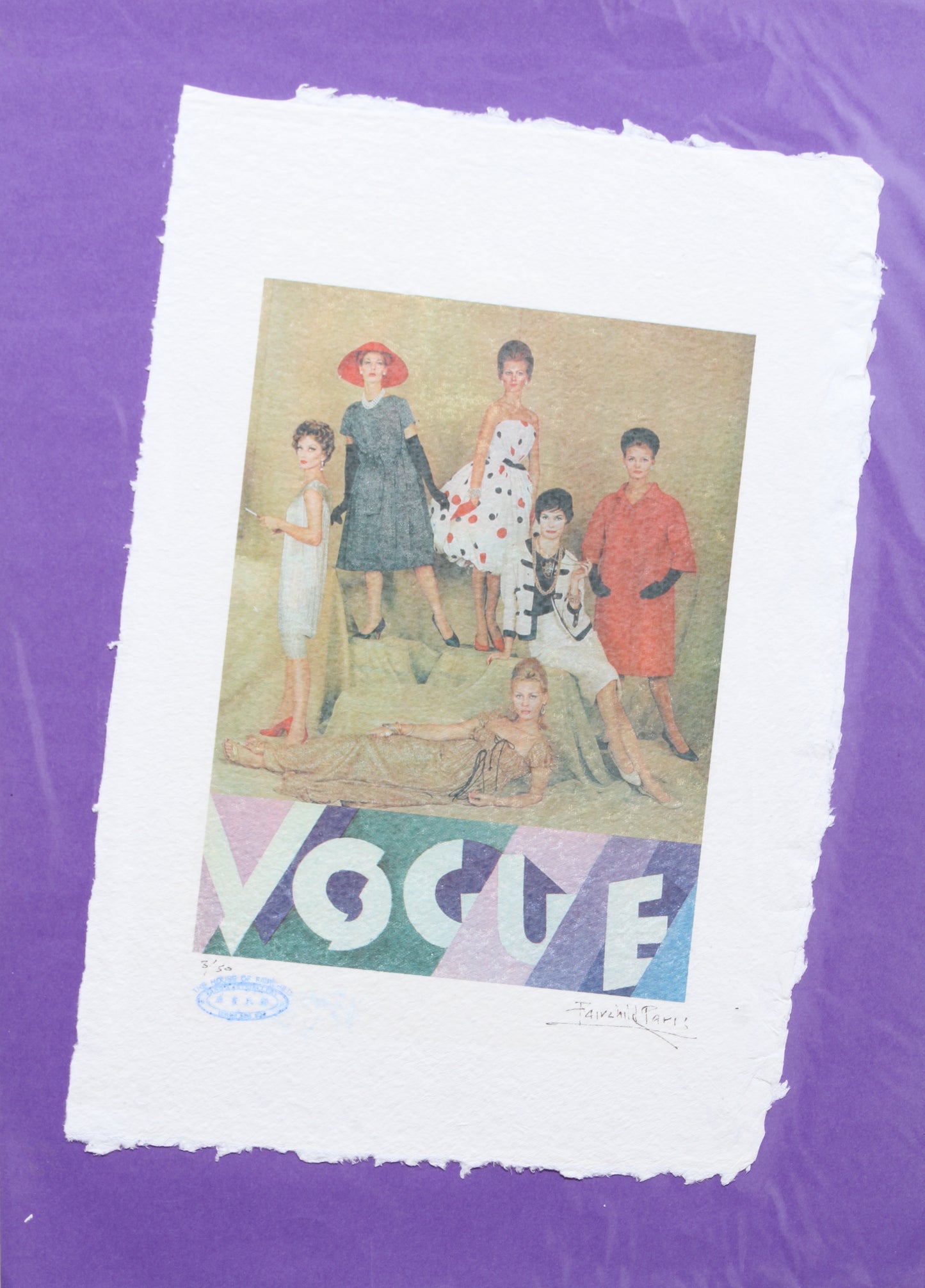 Vogue Print By Fairchild Paris LE 3/50