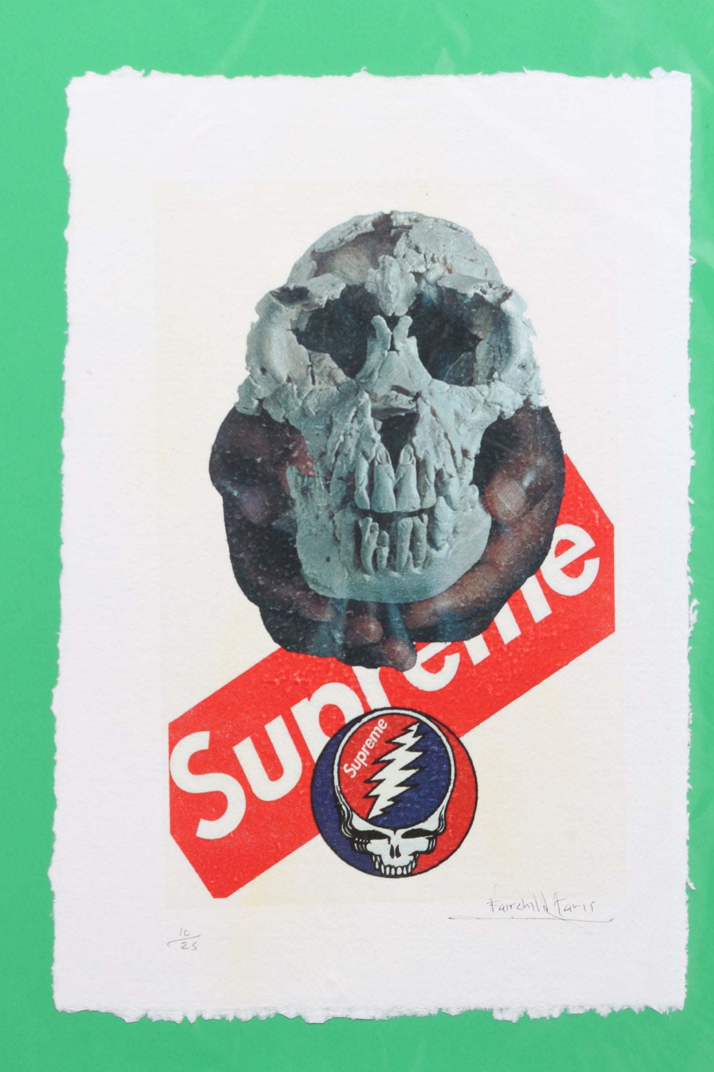 Supreme Skull Print By Fairchild Paris LE 10/25