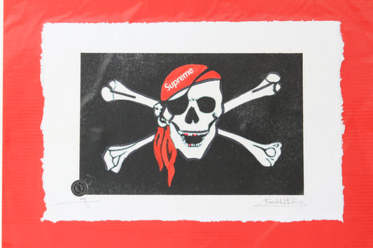 Supreme Pirate Jolly Roger Print By Fairchild Paris AP