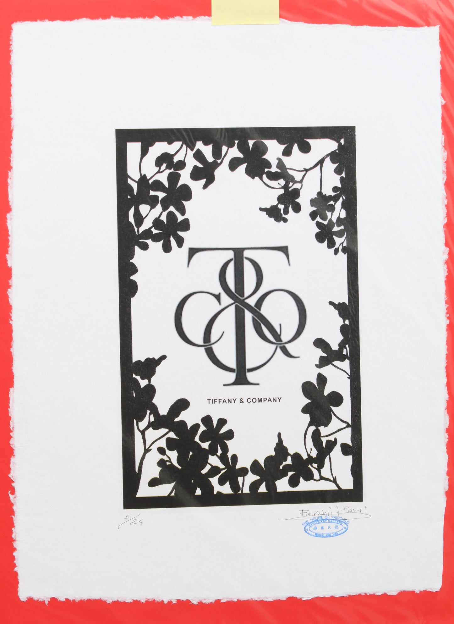 Tiffany & Co. Print By Fairchild Paris LE 5/25