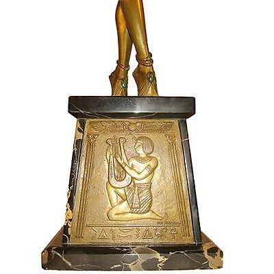 SIGNED EGYPTIAN DANCER BRONZE SCULPTURE BY CHIPARUS